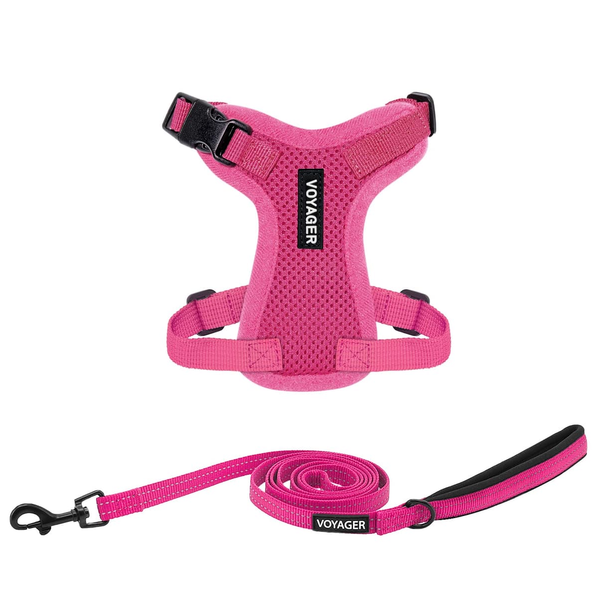 Best Pet Supplies Voyager Step-in Lock Pet Harness – All Weather Mesh, Adjustable Step in Harness for Cats and Dogs Turquoise (Matching Trim), XL (Chest: 22-36") — view 35