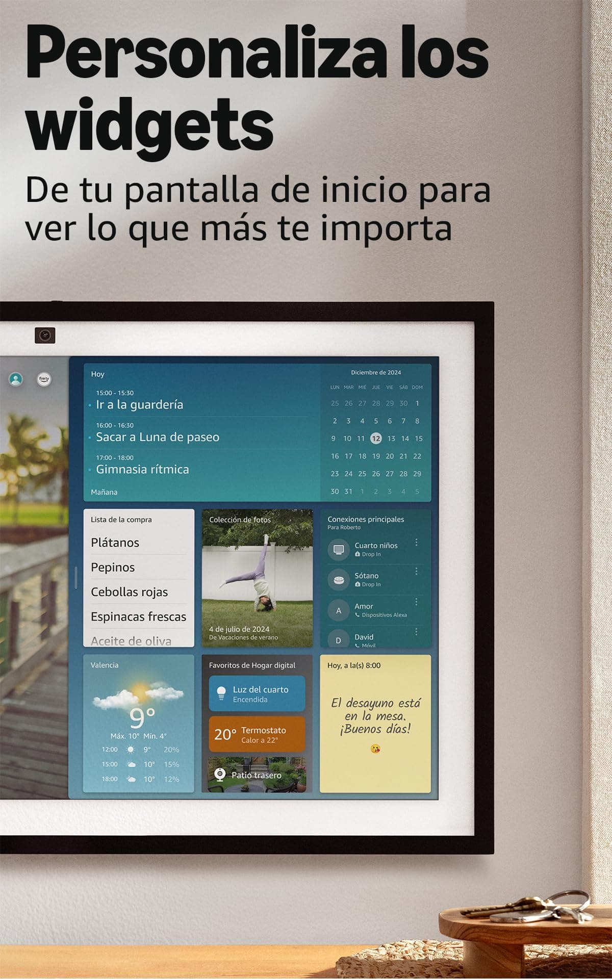 Amazon Echo Show 21 (última generación) | Espectacular pantalla inteligente HD de 21" con Fire TV integrado, sonido rico y potente, reproducción en streaming HD inmersivo y Alexa — view 4
