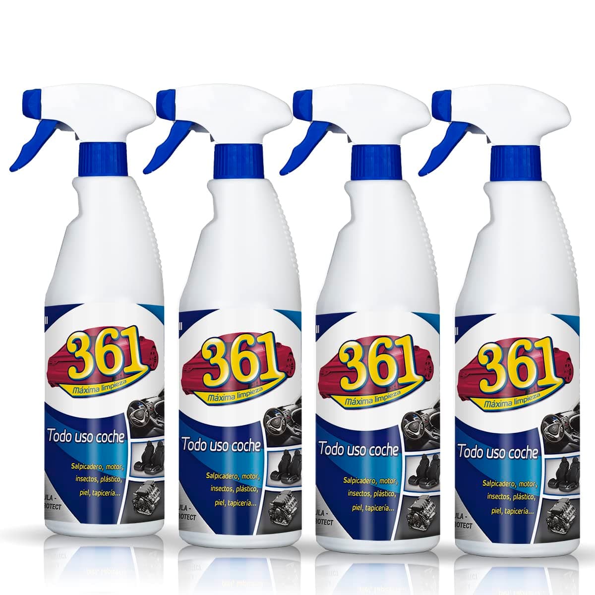 Sisbrill 361 Todo Uso Coche - Limpiador de Asientos, Tapicería, Salpicadero, Cuero, Mosquitos - Interior y Exterior del coche - 750 ml — view 12