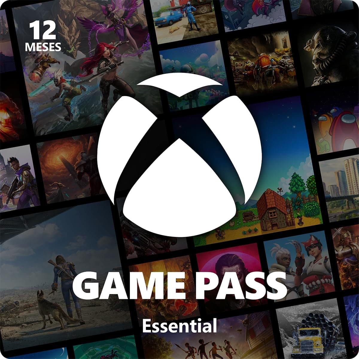 Xbox Game Pass Essential – Suscripción de 12 meses - Código de descarga