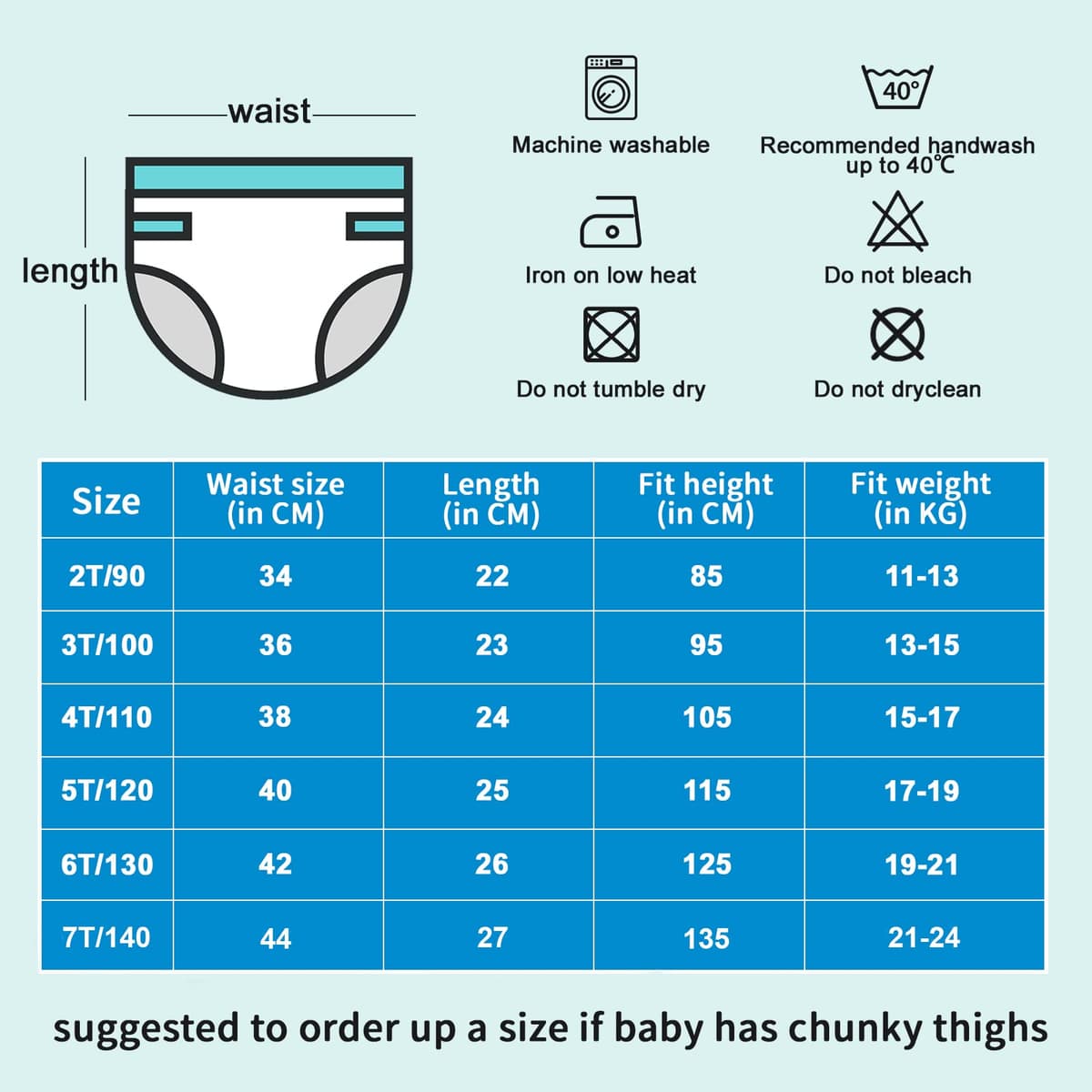 FLYISH DIRECT Potty Training Pants, Reusable Training Pants for Toddlers, 6 Packs of Car Potty Trainer Underwear for Boys, 2 Years, Blue Car — view 6