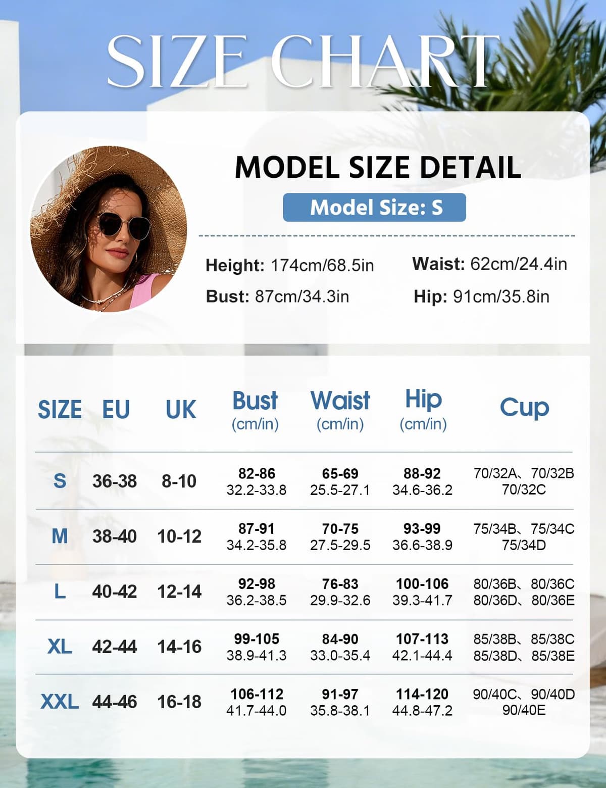 Svanco Bikini Mujer de Dos Piezas con Braga Alta y Textura - Bañador Reductor Barriga para Vientre Plano, Traje de Baño Controlador de Abdomen — view 6
