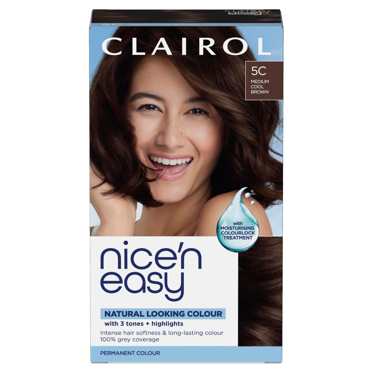 Clairol Nice'n Easy Crème, Natural Looking Oil Infused Permanent Hair Dye, 5A Medium Ash Brown — view 27