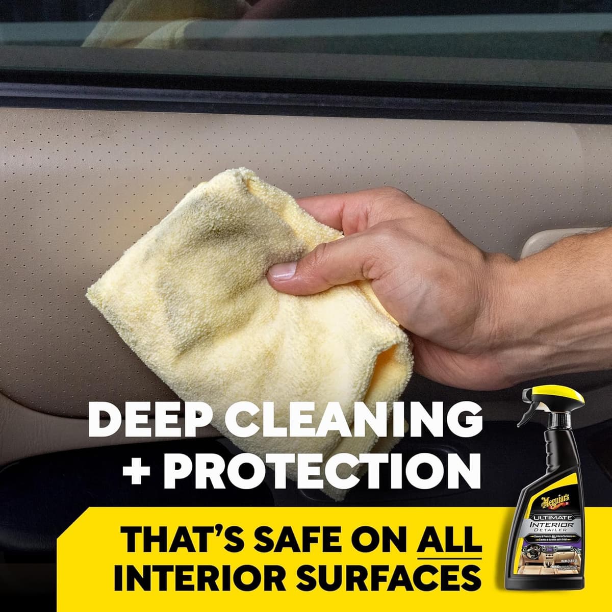 Meguiar's Quik Interior Detailer Cleaner 473ml for a Matt Finish. Cleans all Interior Car Surfaces - G13616EU — view 3