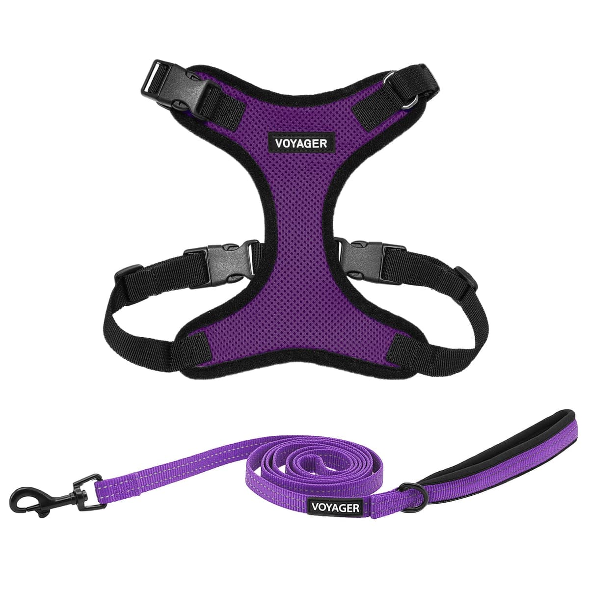 Best Pet Supplies Voyager Step-in Lock Pet Harness – All Weather Mesh, Adjustable Step in Harness for Cats and Dogs Turquoise (Matching Trim), XL (Chest: 22-36") — view 90