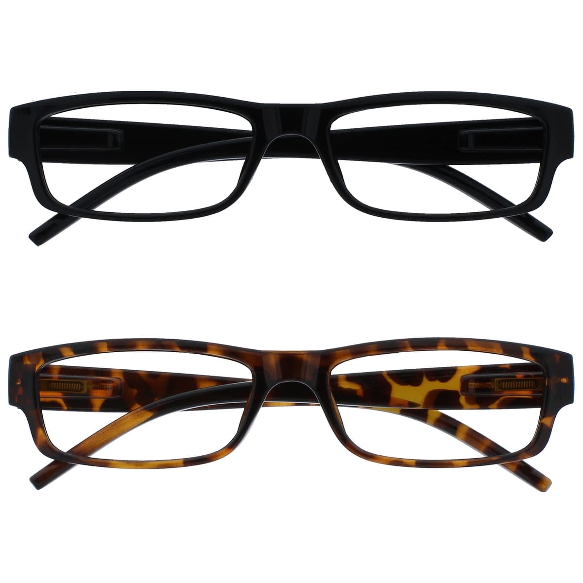 OPULIZE Ace Gafas De Lectura Negro Ligero Cómodo Lectores Valor Pack 2 Hombres Mujeres RR32-1 +1,50 — view 16