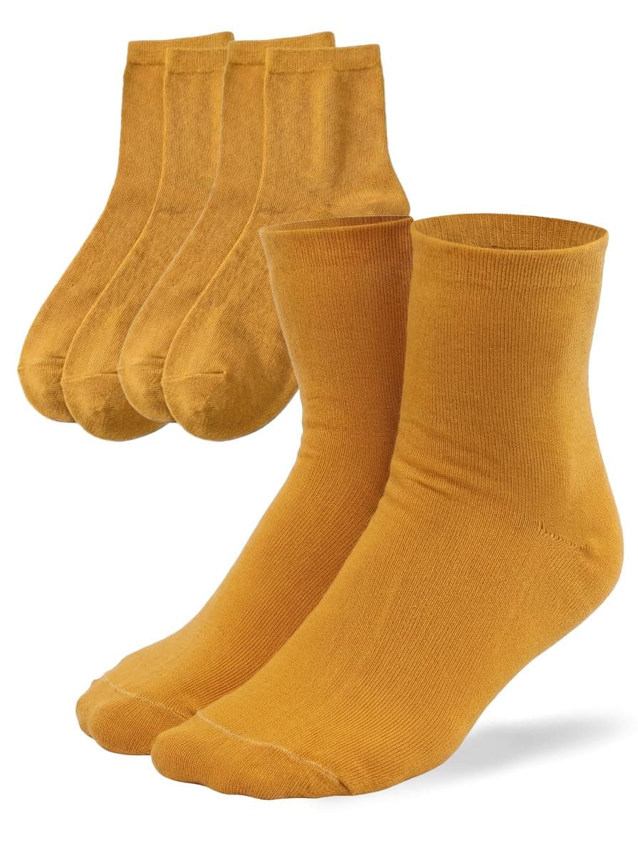 MILENA Calcetines Mujer Algodón Transpirables y Suaves Pack de 3 Pares Sin Costuras Cómodos y Elegantes para Uso Diario Regalo Mujer Talla Única — view 3