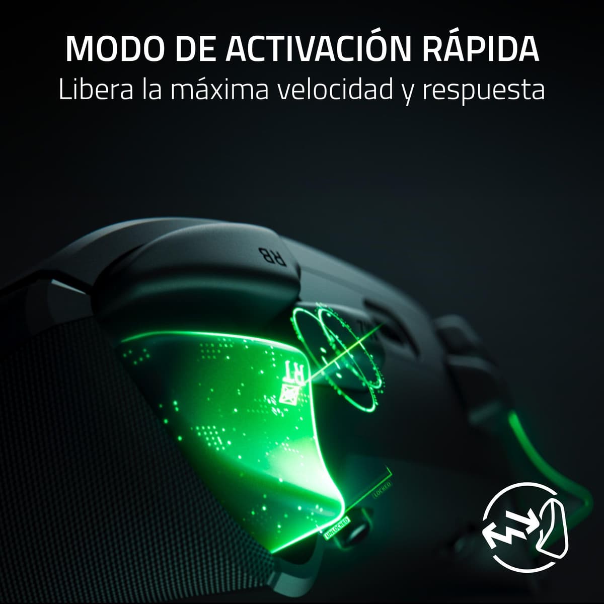 Razer Wolverine V3 Tournament Edition - Mando de deportes con cable para Xbox X|S y PC (botones de acción táctiles Mecha, HyperTriggers Pro, D-Pad de 8 direcciones, cable USB-C de 3m) Negro — view 2