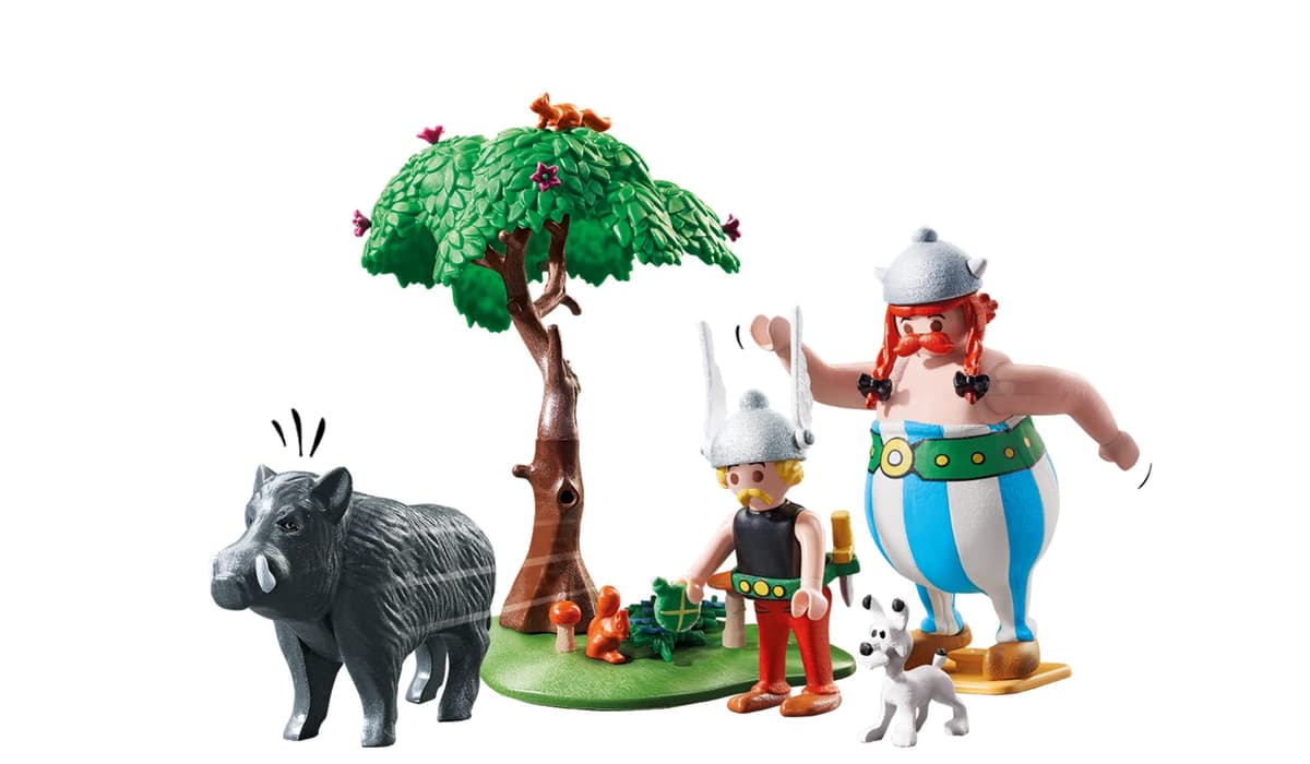 PLAYMOBIL 71160 Astérix La Caza del Jabalí, con Árbol Giratorio, Juguete para Niños a Partir de 5 Años, Multicolor — view 7