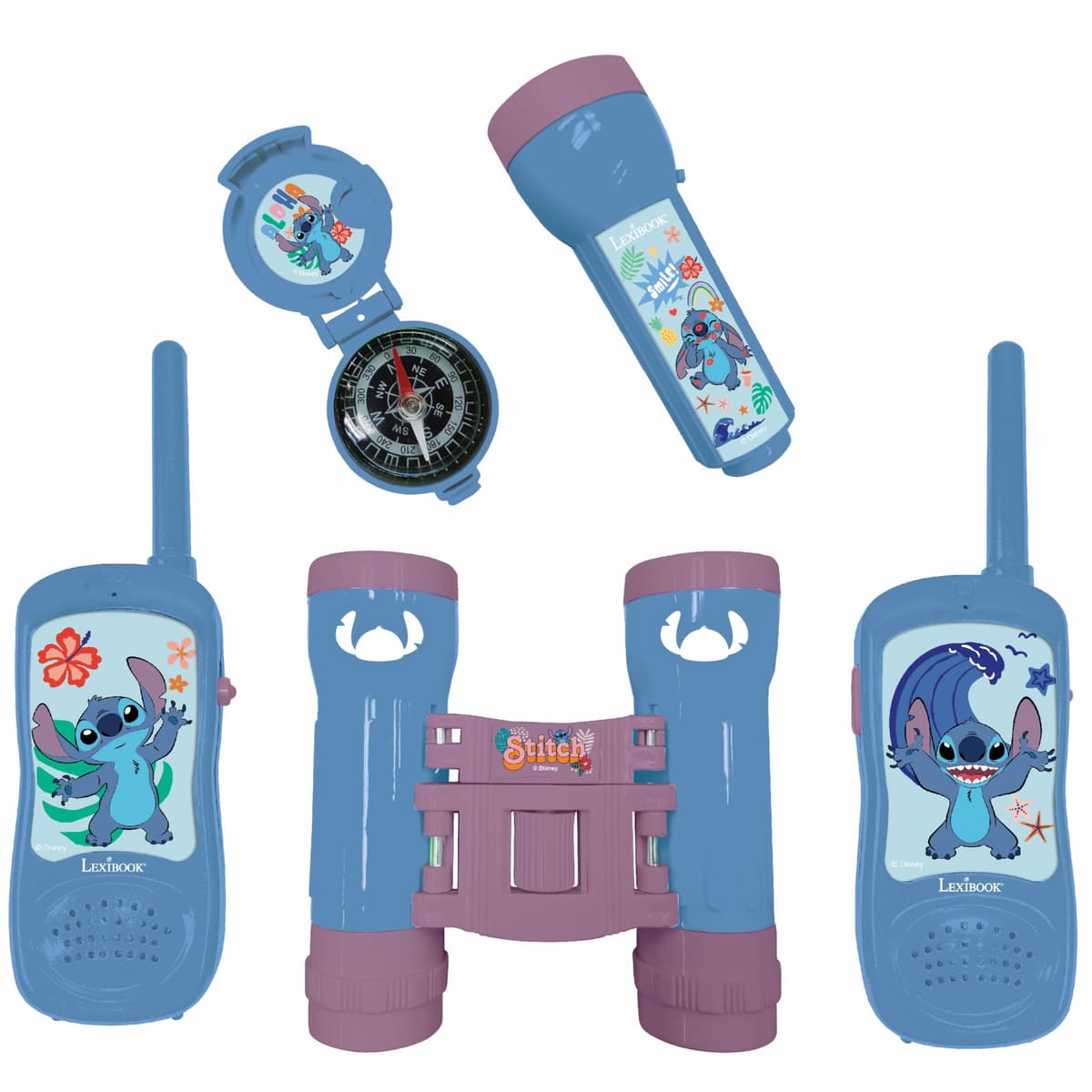 Lexibook Frozen - Juego Completo de Aventuras para Niños, Walkie-Talkies 120m, Prismáticos, Brújula, Linterna, RPTW12FZLXB — view 5