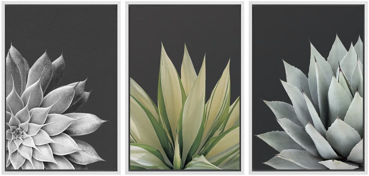 SIGNWIN Framed Canvas Print Wall Art Set Coastal Serenity Abstract Seaside Illustrations Modern Art Decorative Rustic Calm/Zen for Living Room, Bedroom, Office - 24"x36"x3 Natural — view 25