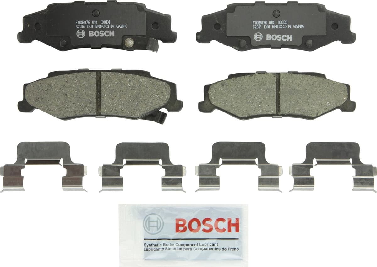 Bosch BC914 QuietCast Premium Ceramic Disc Brake Pad Set For: Acura ILX; Honda Accord, Civic, CR-V, Element, Fit, Front — view 215