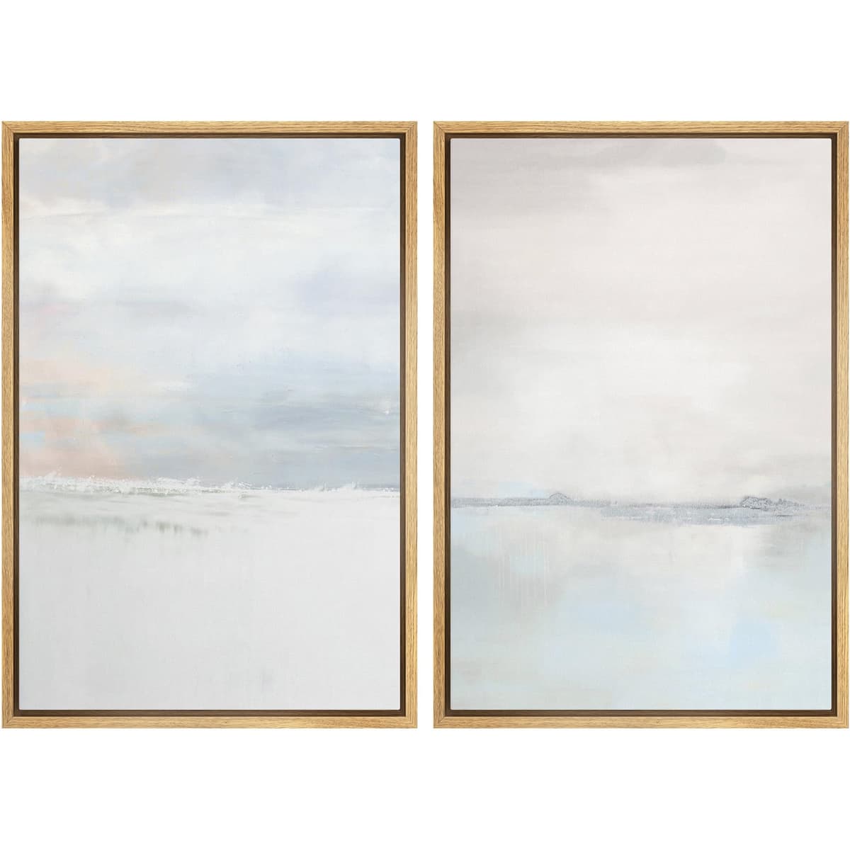 SIGNWIN Framed Canvas Print Wall Art Abstract Wave Pattern Modern Art Minimalist Neutral Decor for Living Room, Bedroom, Office - 16"x24"x2 Natural — view 72