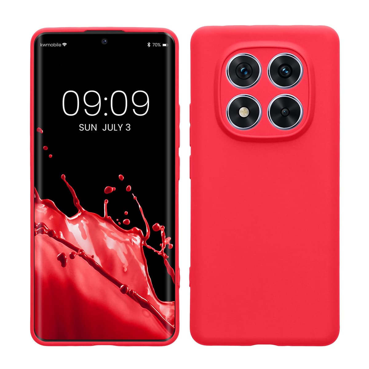 kwmobile Carcasa Compatible con Xiaomi Redmi Note 14 Pro 5G / Poco X7 Funda - Funda Ultrafina de TPU con Bordes elevados - Lavanda Metalizado — view 95