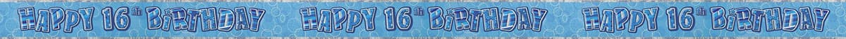 Unique Party 92068 - 9ft Foil Glitz Pink Happy 80th Birthday Banner — view 12