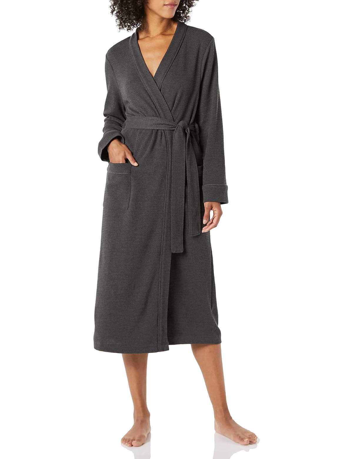 Amazon Essentials Women's Lightweight Waffle Full-Length Robe (Available in Plus Size) — view 18