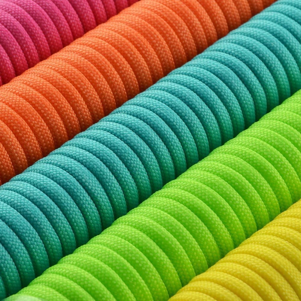 Ganzoo Paracord 550 Tipo 3 Cuerda 4 mm Negro Rojo, 30 m, 7 hebras internas, Funda Poliester/Nylon, Lavable y Ligera, para Pulseras, llaveros, Collar y Correa de Perro, Camping y Bricolaje — view 14