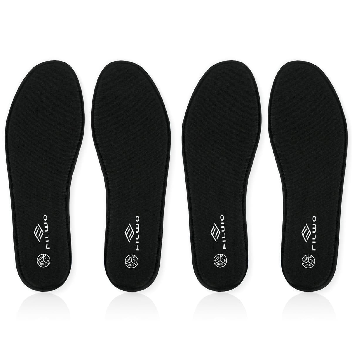 FILWO Memory Foam Insoles for Women and Men - Comfort Insoles Cushioned Shoe Insoles for Trainers Sneakers Sports Shoes Work Boots and Walking Shoes Comfort Inner Soles — view 11
