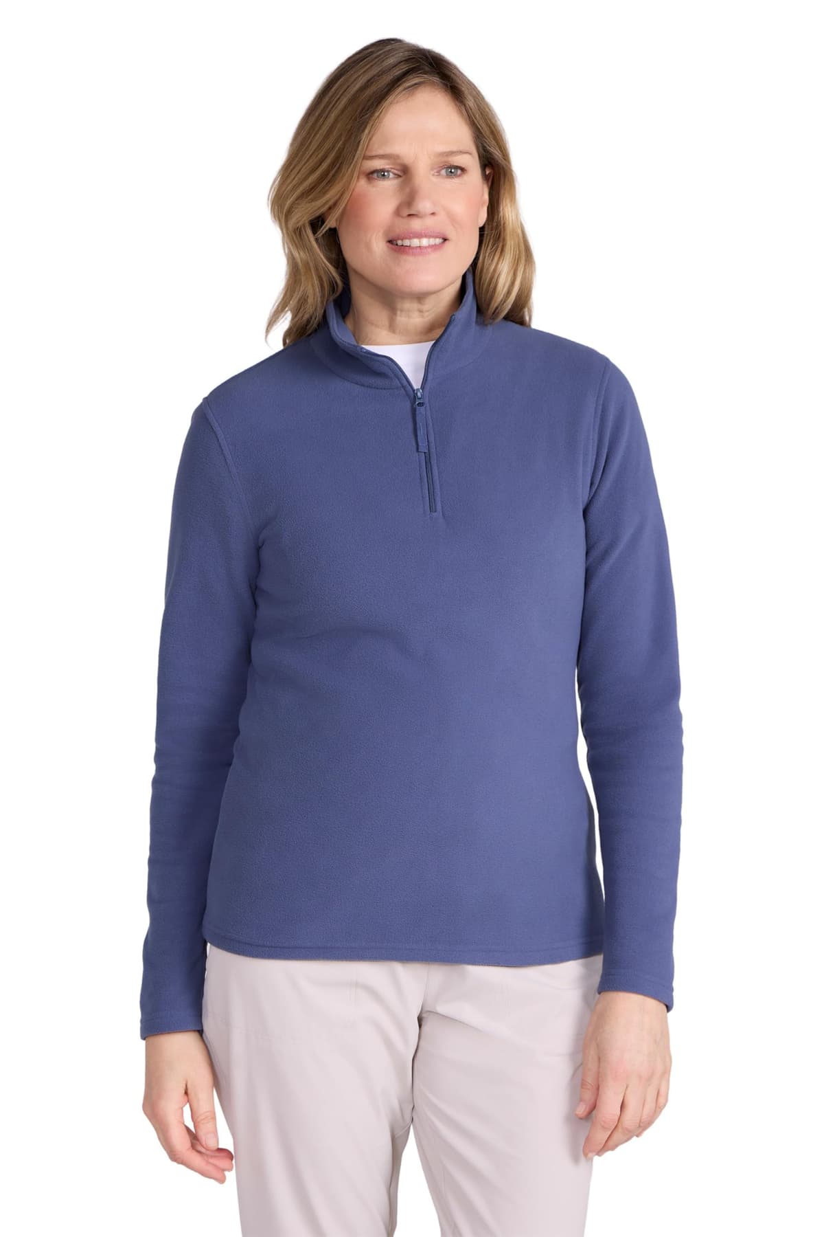 Mountain Warehouse Camber Half Zip Women's Fleece - Lightweight, Warm & Cosy Half Zip Sweatshirt - Best for Spring Summer, Camping, Outdoors, Travelling & Hiking — view 7