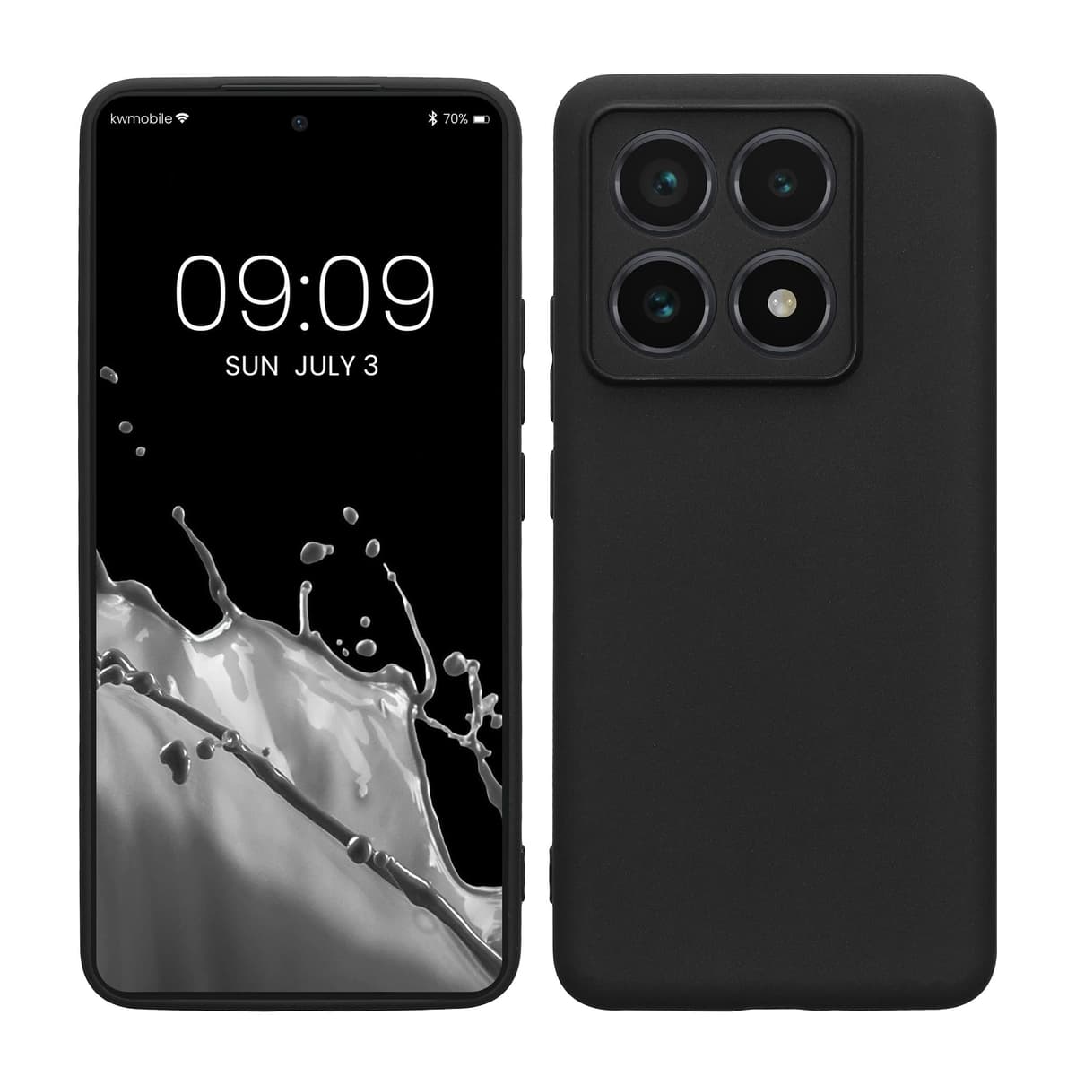 kwmobile Carcasa Compatible con Xiaomi Redmi Note 14 Pro 5G / Poco X7 Funda - Funda Ultrafina de TPU con Bordes elevados - Lavanda Metalizado — view 40
