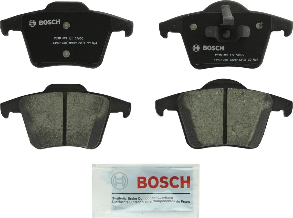 Bosch BC914 QuietCast Premium Ceramic Disc Brake Pad Set For: Acura ILX; Honda Accord, Civic, CR-V, Element, Fit, Front — view 42
