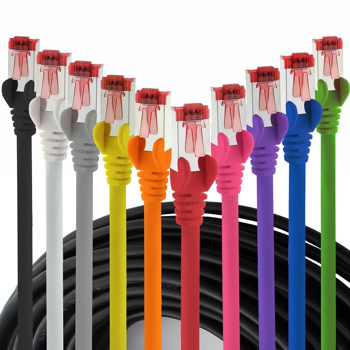 1aTTack.de 1x 5m - Cat 6 network cable patch cable Cat6 RJ45 SFTP - black — view 125