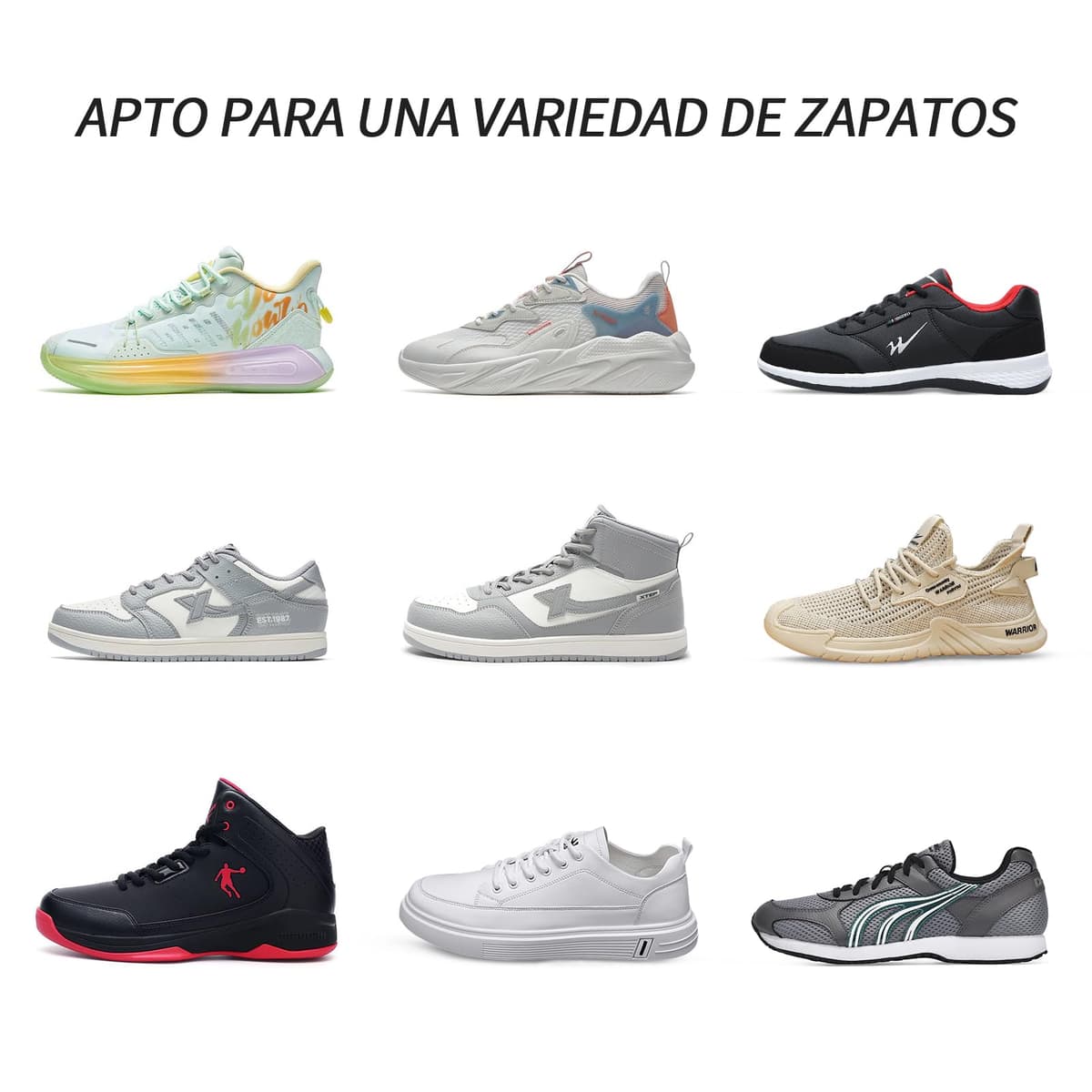 Cordones ovalados para zapatos deportivos, 2 pares de cordones semicirculares para zapatillas, zapatillas de correr, zapatillas de baloncesto y zapatillas de deporte — view 5
