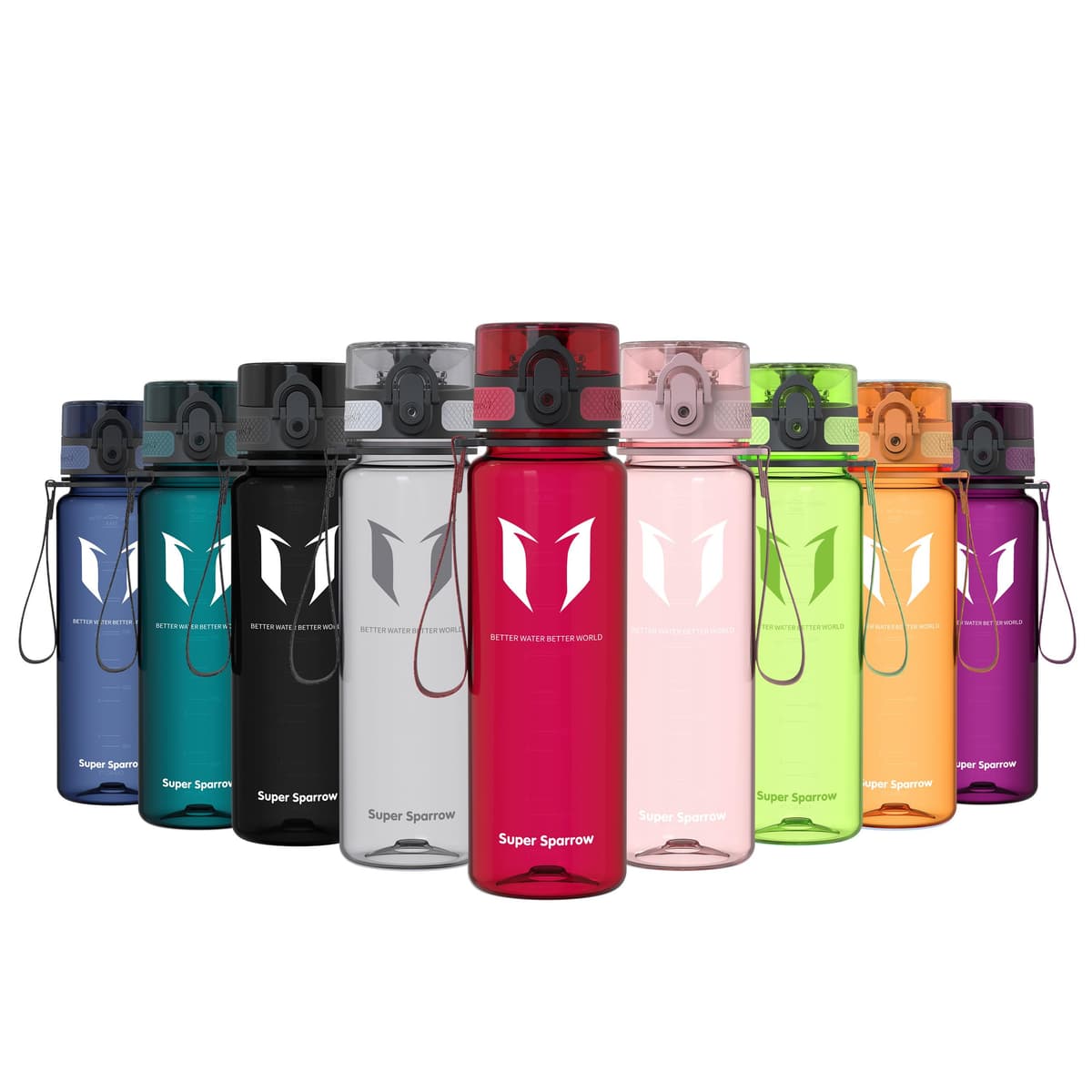 Super Sparrow Botella de Agua Deportiva -350ml & 500ml & 750ml & 1000ml - Sin BPA — view 80
