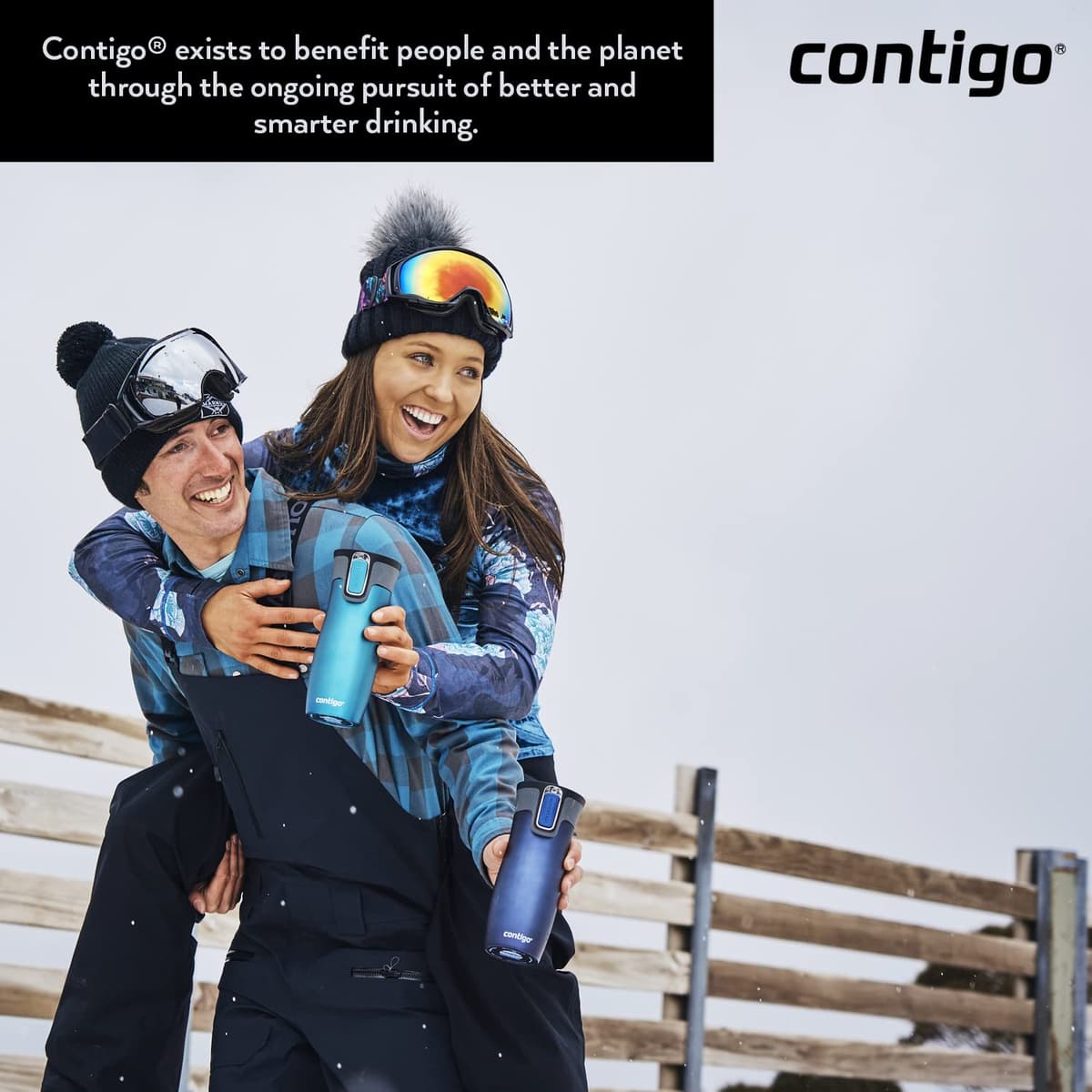 Contigo West Loop Autoseal vaso térmico, vaso aislante de acero inoxidable, termo para café, sin BPA, vaso de viaje antiderrame con tapa de fácil limpieza, mantiene el calor hasta por 5 h, 470 ml — view 5
