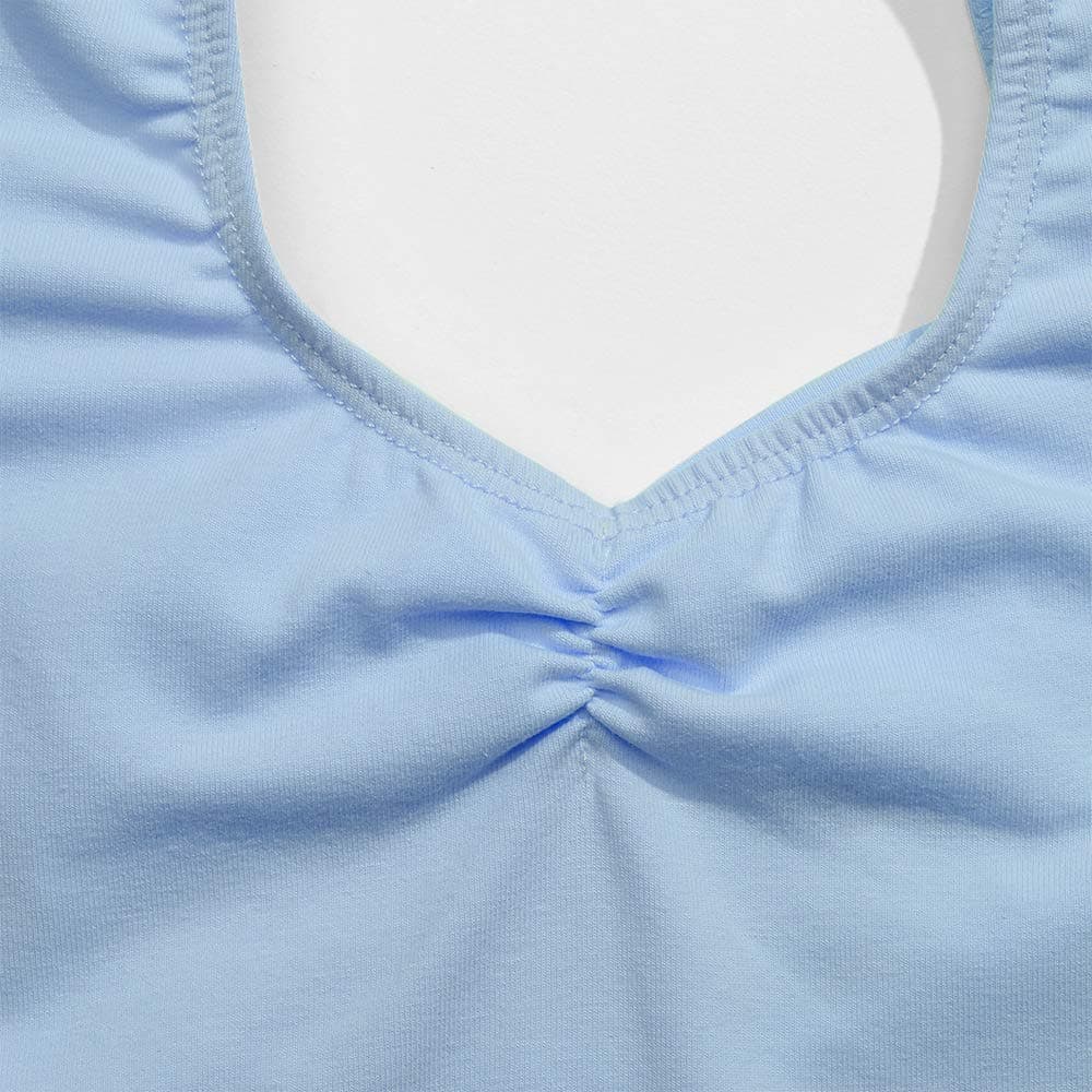 Bezioner Vestido de Ballet Maillot de Danza Manga Larga Gimnasia Leotardo Algodón Body Clásico para Niña — view 6
