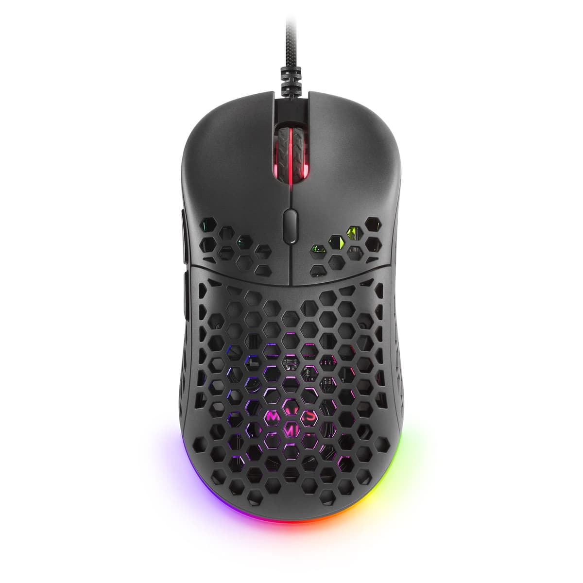 Mars Gaming MM024, Ratón Gaming RGB, Sensor Óptico 4000 dpi, Switches Mecánicos Huano, Iluminación RGB Flow, Ajuste On-The-Fly 1200/2400 / 3200/4000 dpi, Compatibilidad Multiplataforma, Negro — view 24