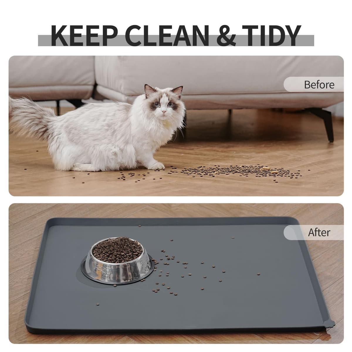 Reopet Alfombrilla de Silicona para Cuenco de Perro y Gato, Almohadilla Antiadherente para Alimentos, tamaños y propósitos — view 6