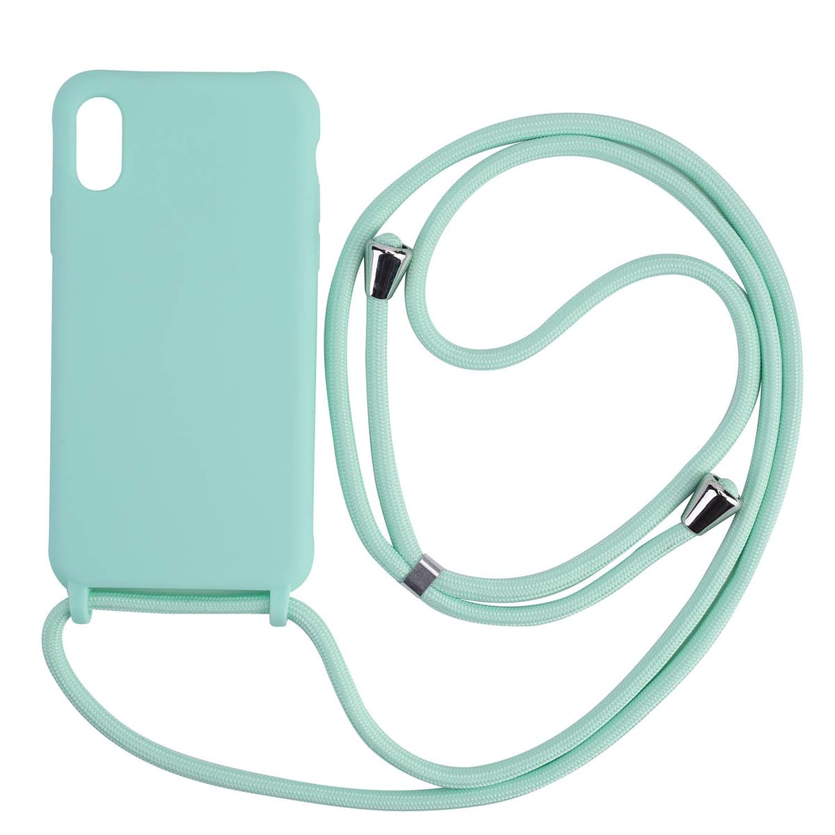 Funda Compatible con iPhone 17 Pro MAX(6.9"),Ajustable Collar Correa de Cuello Cordón Cuerda Carcasa TPU Bumper Silicona Skin Caso para iPhone 17 Pro MAX(6.9")-Verde — view 71