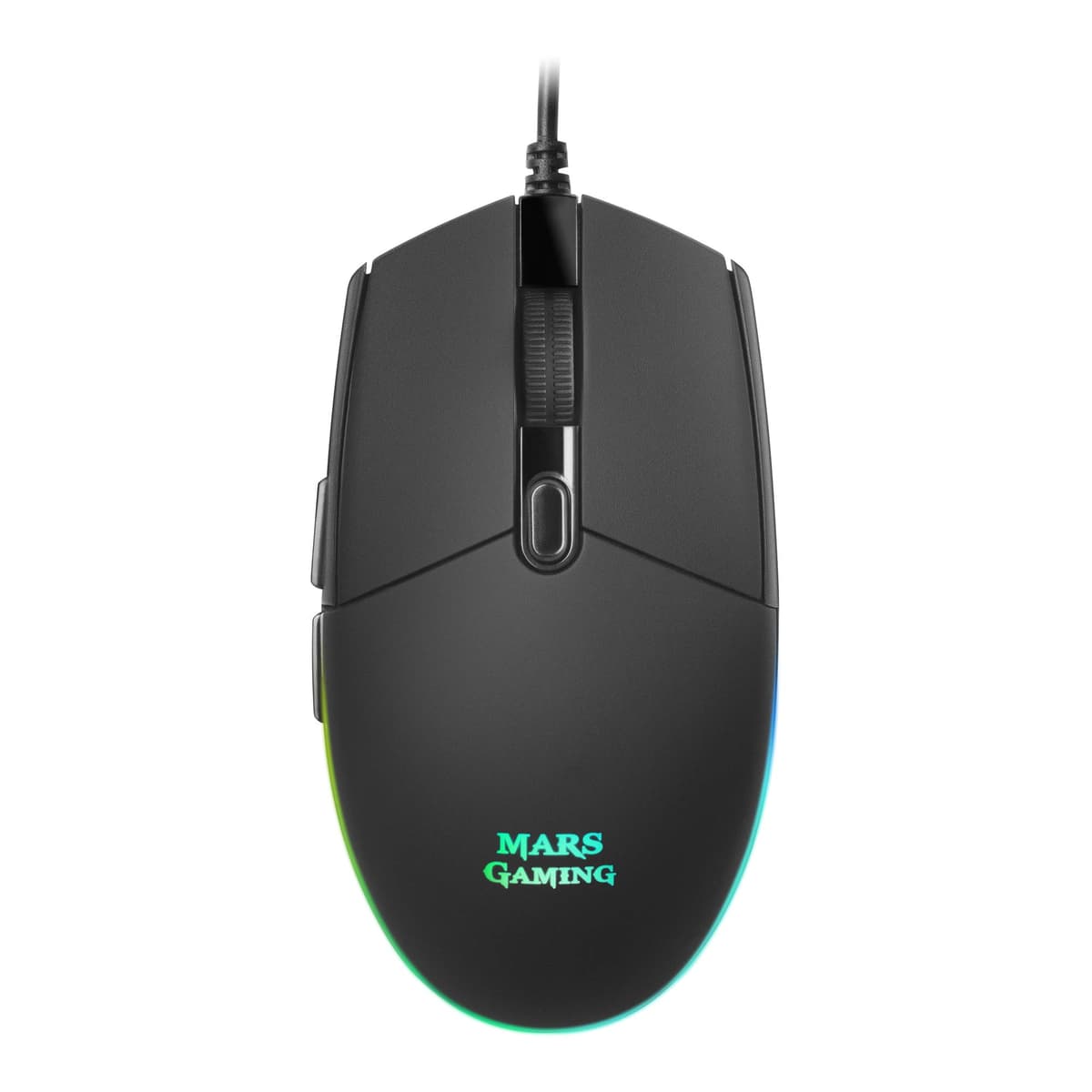 Mars Gaming MM024, Ratón Gaming RGB, Sensor Óptico 4000 dpi, Switches Mecánicos Huano, Iluminación RGB Flow, Ajuste On-The-Fly 1200/2400 / 3200/4000 dpi, Compatibilidad Multiplataforma, Negro — view 25