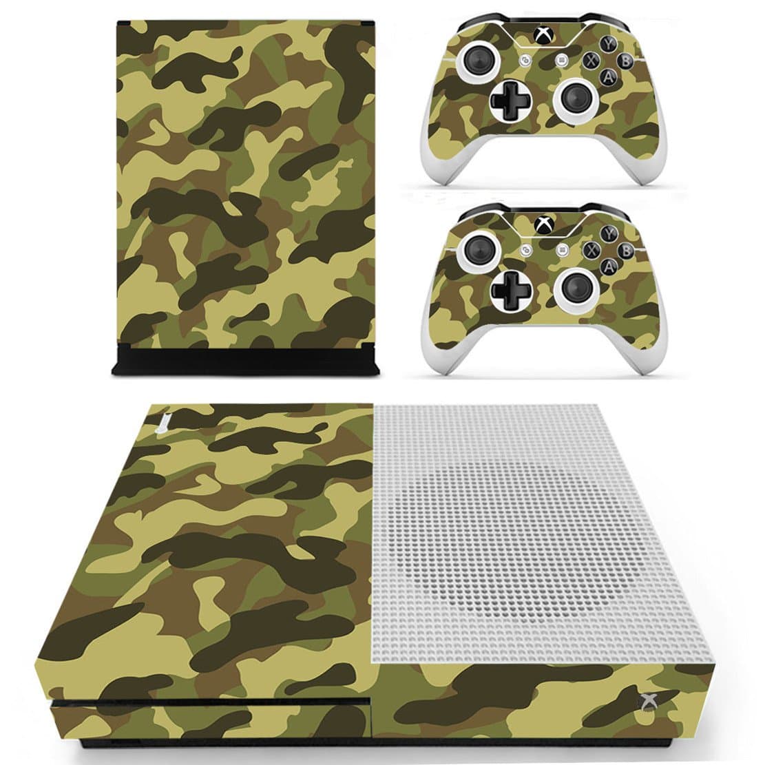 DOTBUY Vinyl Decal Full Body Skin Sticker For Microsoft Xbox One S Console And 2 Controllers And Kinect 2.0 (All White) — view 29