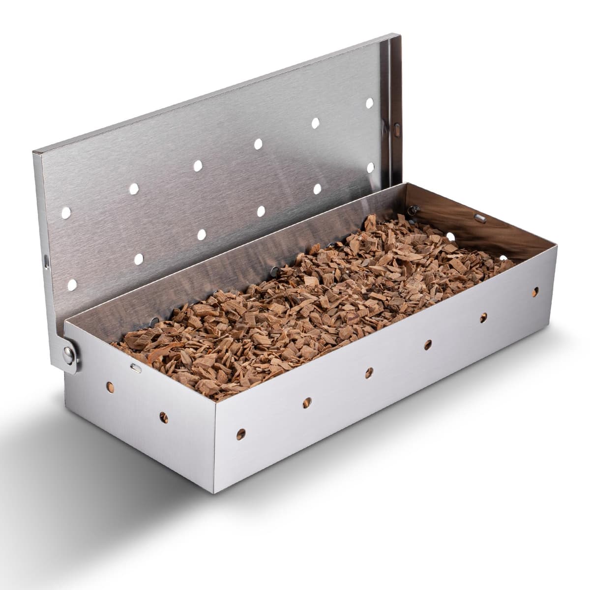 Juego de Tubos para Ahumar con Pellets Tubo para Ahumar, Accesorios para Barbacoas de Gas o de Carbón, Caja para Ahumar de Acero Inoxidable para Asar Carne Barbacoas al Aire Libre Cocina
