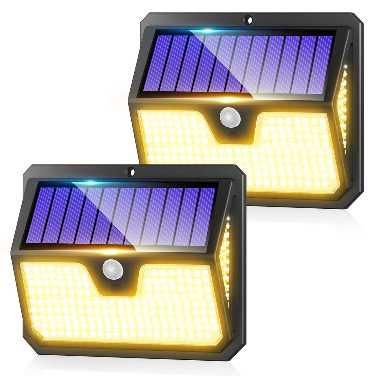 Seklin Outdoor Solar Lights, 238 LED Solar Security Lights and 3 Modes Motion Sensor 270° Wide Angle Solar Powered Lights IP65 Waterproof Solar Wall Light for Front Door Yard Garage Garden — view 13