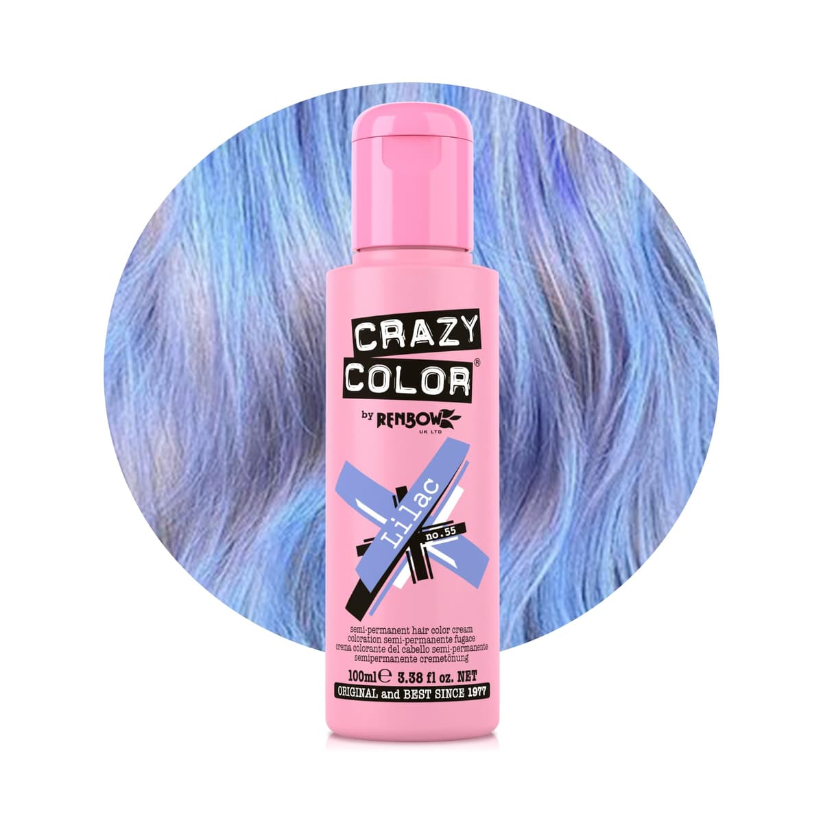 Crazy Color Vibrant Candy Floss Semi-Permanent Hair Dye. Highly Pigmented Pastel Pink Conditioning & Oil Nourishing Vegan Formula | No Bleach or Ammonia | 100ml — view 45