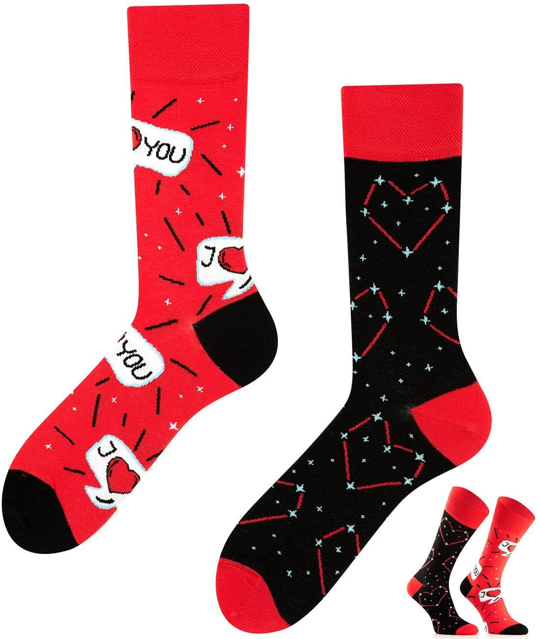Todo Calcetines Divertidos Hombre y Mujer, Calcetines Fantasia con Motivo, de Colores — view 40