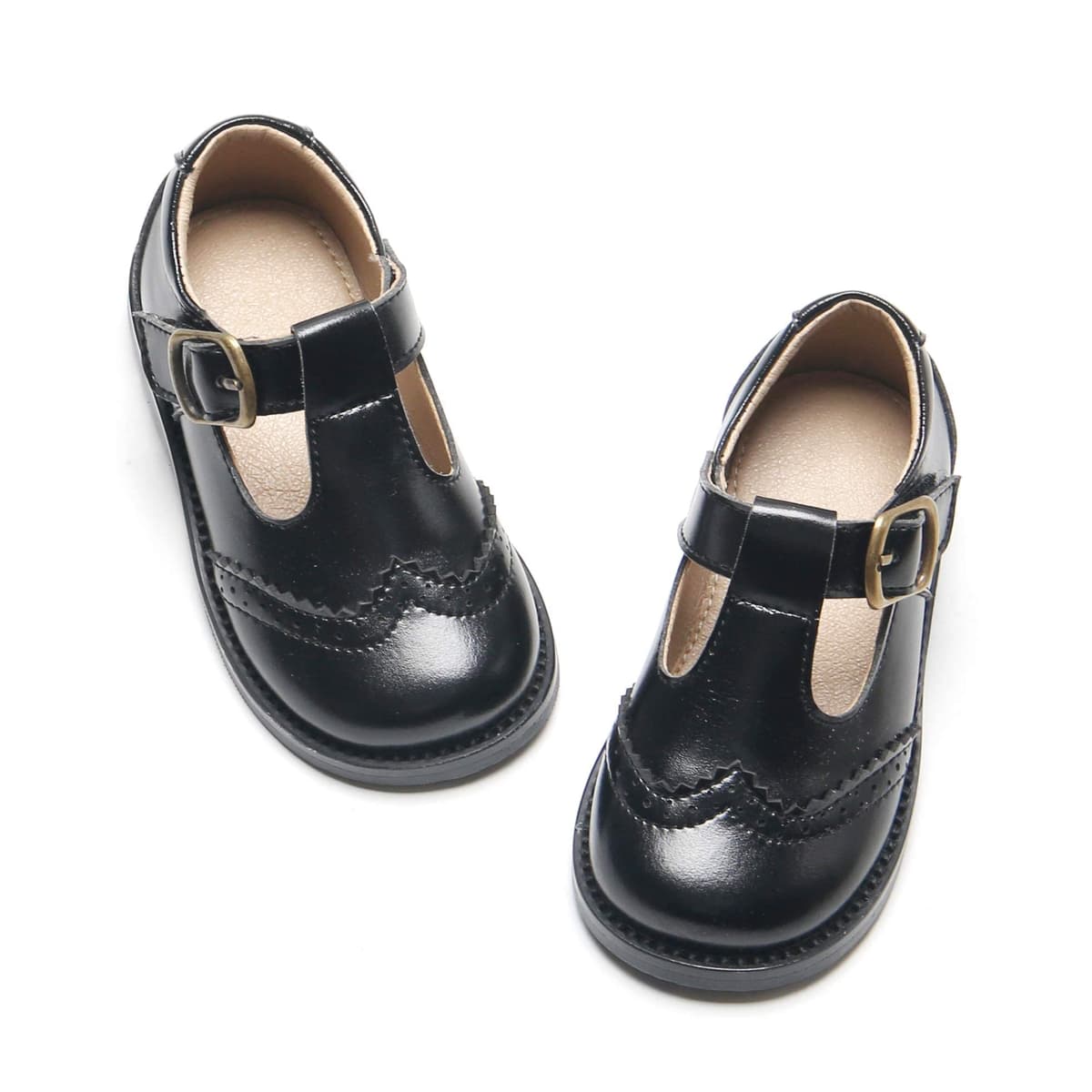 Felix & Flora Toddler Little Girl Mary Jane Dress Shoes - Ballet Flats for Girl Party School Shoes — view 35