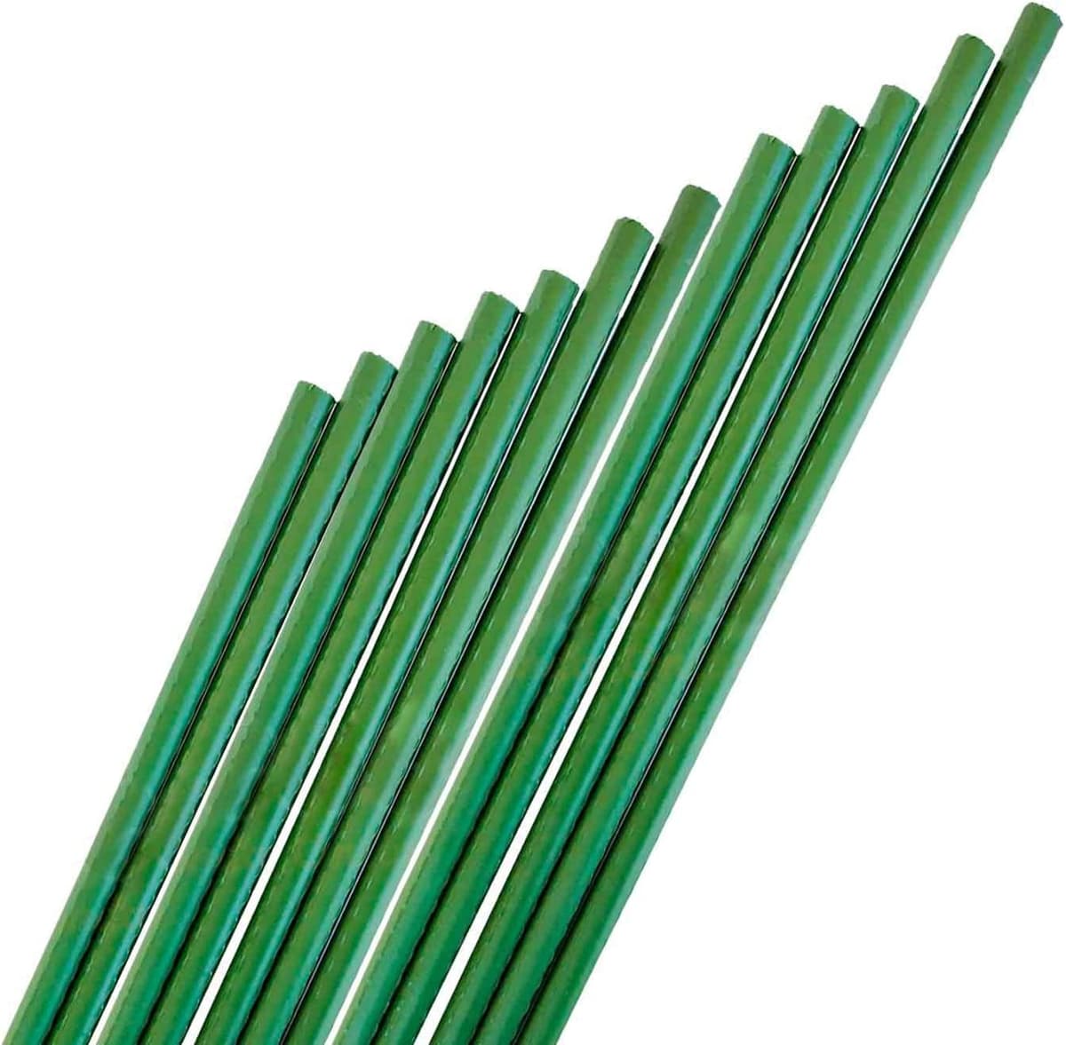 AC – Pack de 48 Tutores de Acero Plastificado para Plantas – Ideal para el Cuidado de Las Plantas – Varilla para el Cuidado de Las Plantas y Arboles (48 uds Ø 1,6 x 180 cm) — view 5