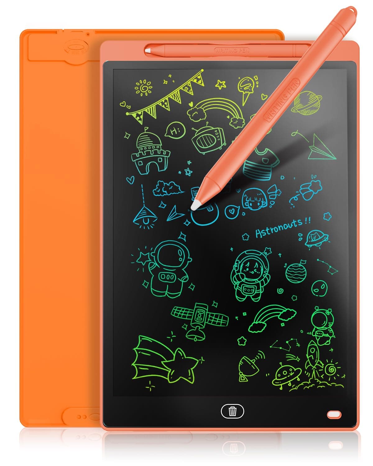 Genialba Tableta de Escritura LCD de Colores de 8,5, Tablero de Dibujo Electrónico - Tablero de Grafiti con Pizarra de Dibujo Borrable Portátil, Regalo para Niños (Rosa) — view 24
