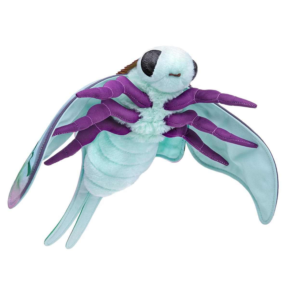 lilizzhoumax Simulation Luna Moth Plush Toy 14.96inch Soft Realistic Luna Moth Stuffed Animal Plush Toy for Kids Insect lovers Boys and Girls Gifts Home Decoration green