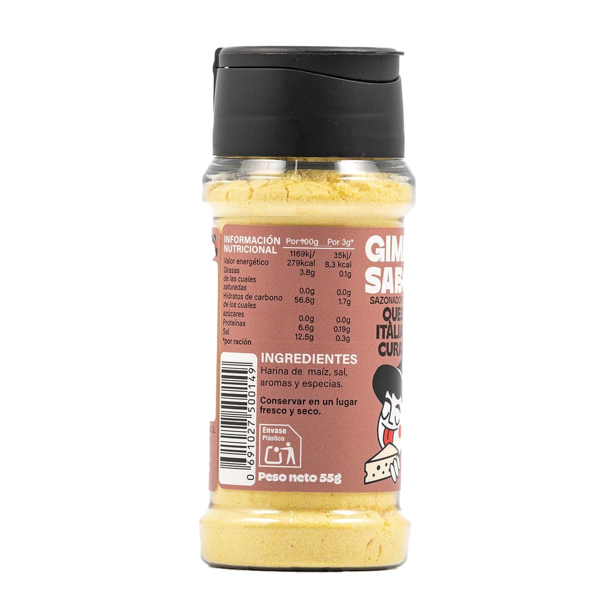 Sazonador Vegano Sabor Queso Parmesano 55 g – Mezcla de Especias para Pasta y Verduras – Sin Gluten, Sin Lácteos y Sin Soja – Gimme Sabor — view 2