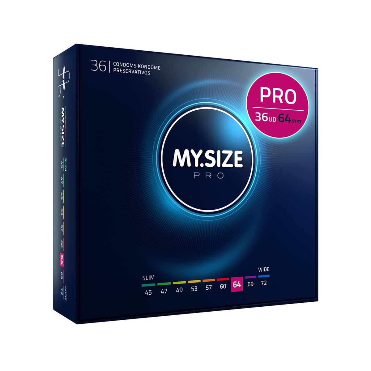 MY.SIZE PRO Condones ÉLITE, talla 5, 60 mm, XL, 10 piezas - Látex Vytex extra puro, fácil de abrir — view 31