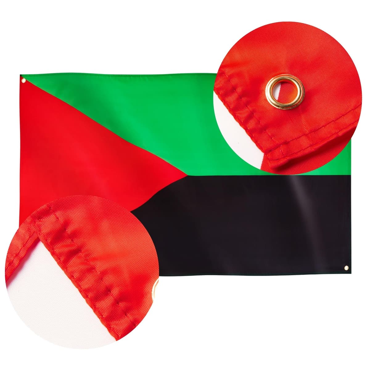 Runesol Cornwall Flag - 91x152cm, 3ft x 5ft, Cornish Flag, 4 Grommets, Eyelet in Every Corner, Premium Quality, Inside & Outside Use, Vivid Colours — view 365