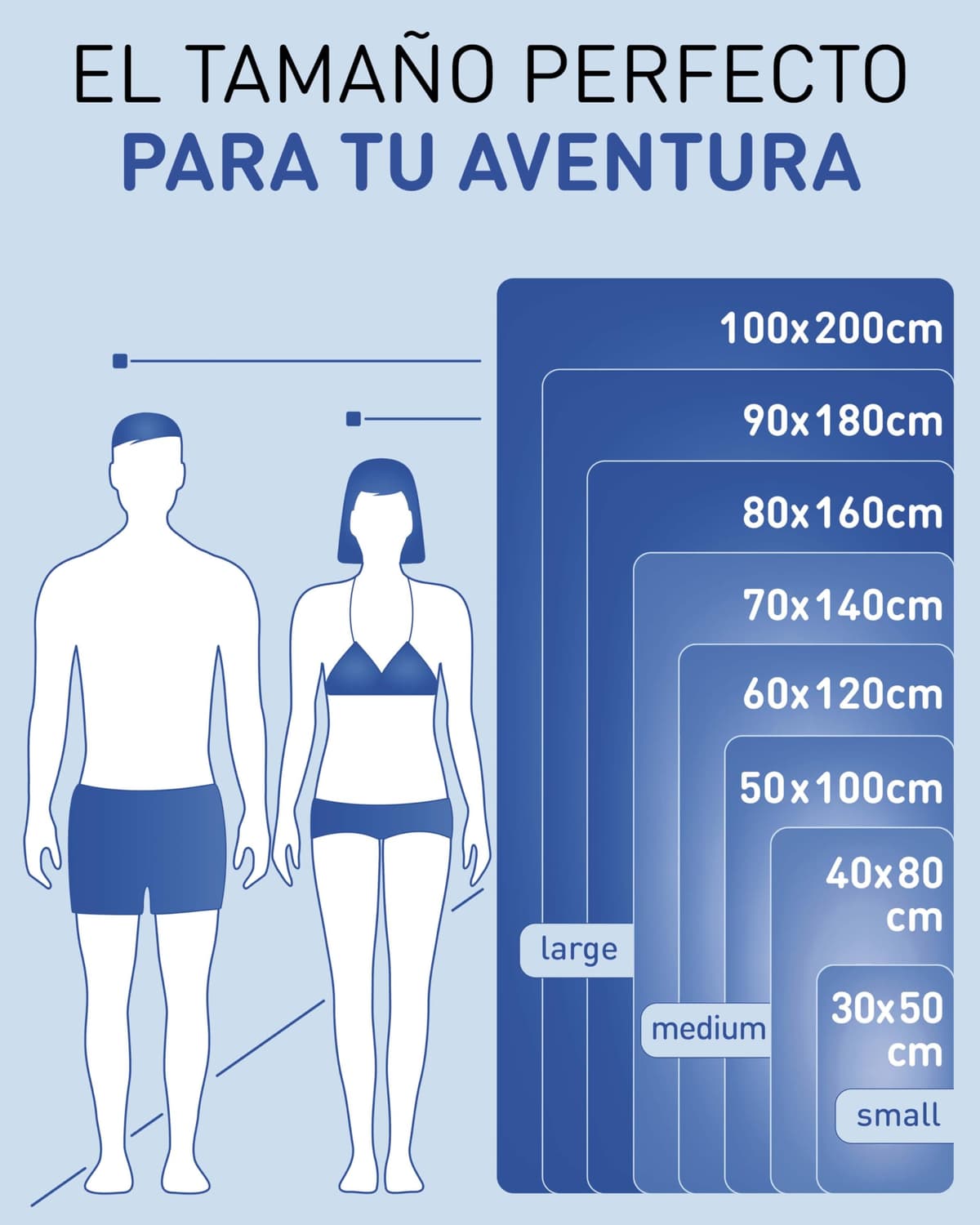 Fit-Flip Toalla Microfibra - para el Gimnasio y la Playa - compacta, Ultraligera, Grande y de Secado rápido - Toallas microfibras de Natacion, Gym, Viaje y Piscina — view 4