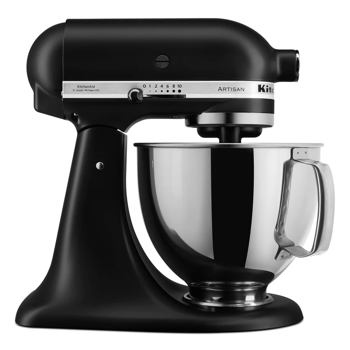 KitchenAid Artisan Series 5 Quart Tilt Head Stand Mixer with Pouring Shield KSM150PS, White — view 19