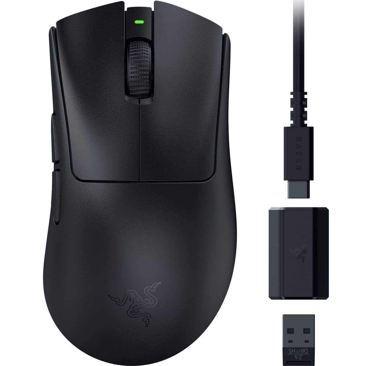 Razer DeathAdder Essential (2021) - Wired Gaming Mouse (Optical Sensor, 6400 DPI, 5 Programmable Buttons, Ergonomic Form Factor) White — view 16