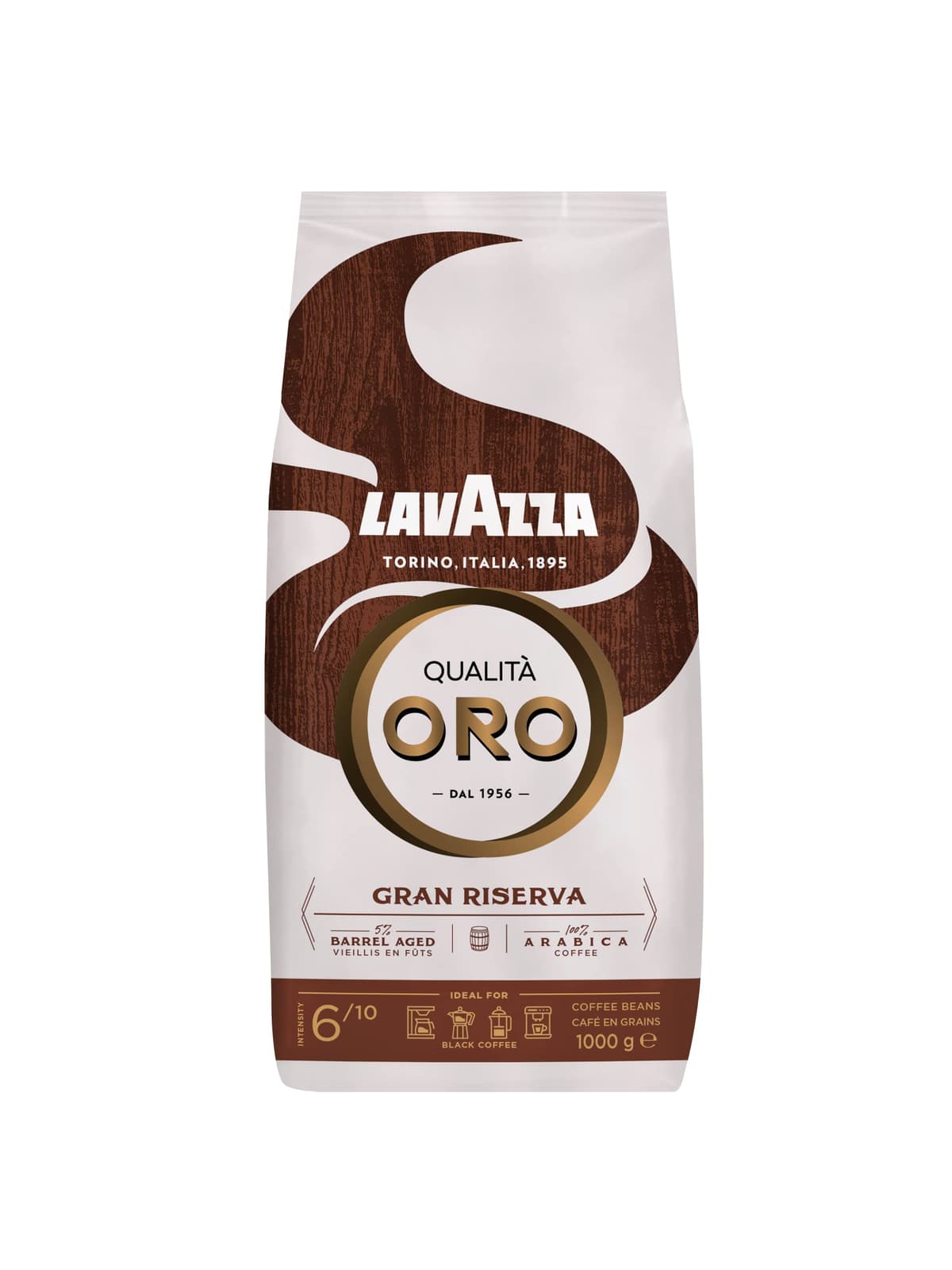Lavazza, Qualità Rossa, Coffee Beans, Arabica and Robusta, Intensity 5/10, Medium Roasting, 1 Kg — view 41